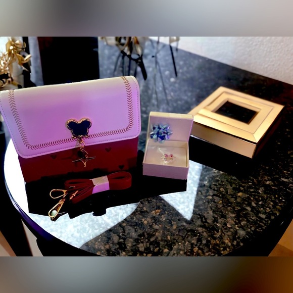 Handbags - Minnie Mouse Purse and Necklace Set NWT